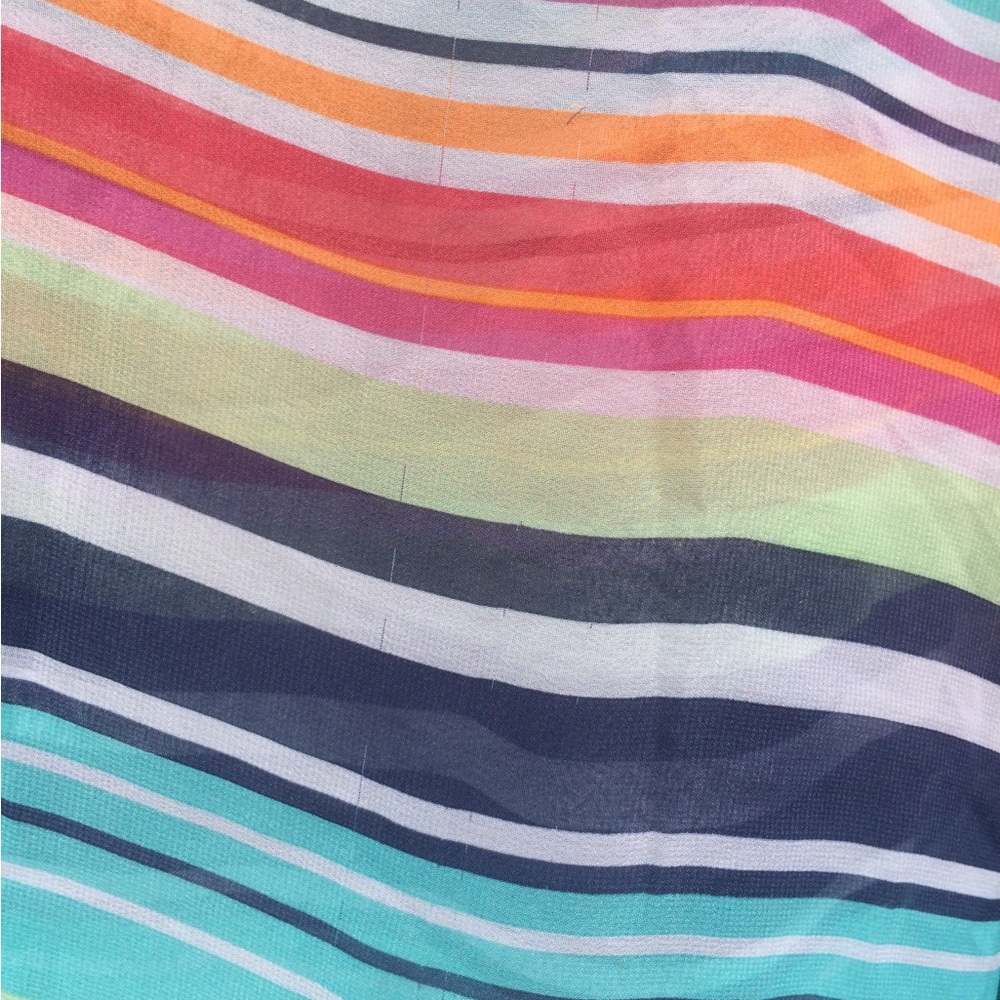 Torrid Striped Shear Tank Top - Picture 6 of 11